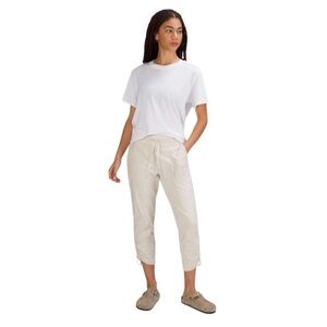 Lululemon Dance Studio Mid-Rise Lined Cropped Pants White Opal